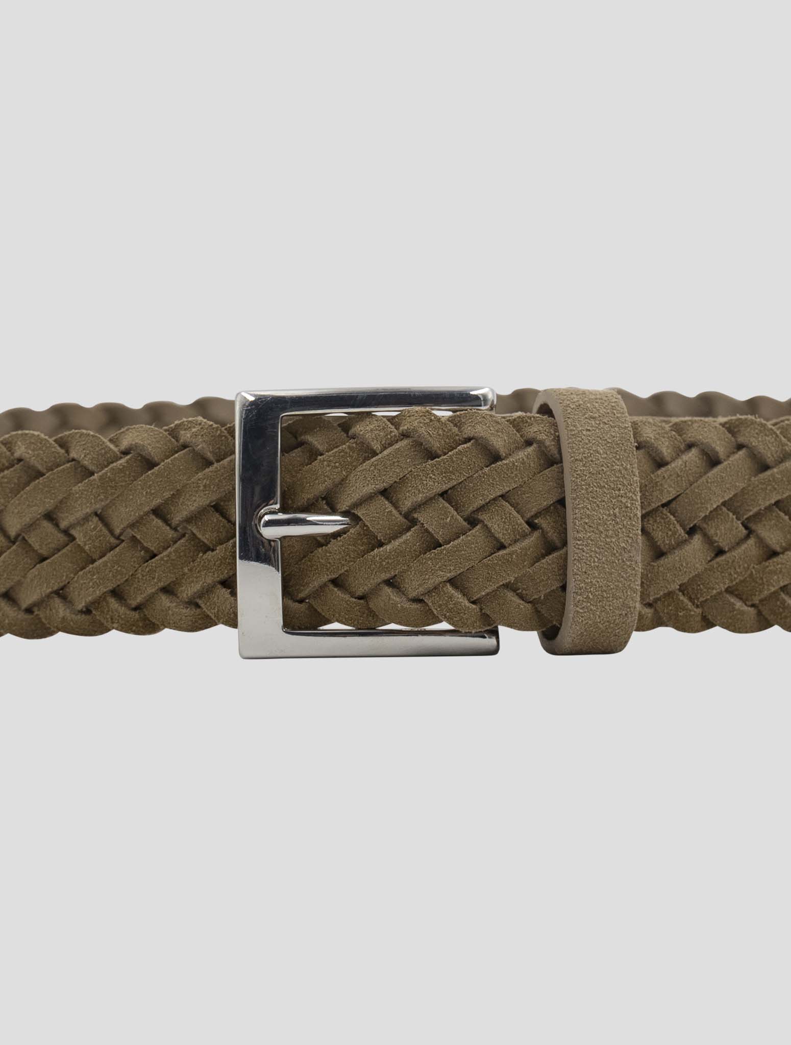 Kiton Brown Leather  Belt