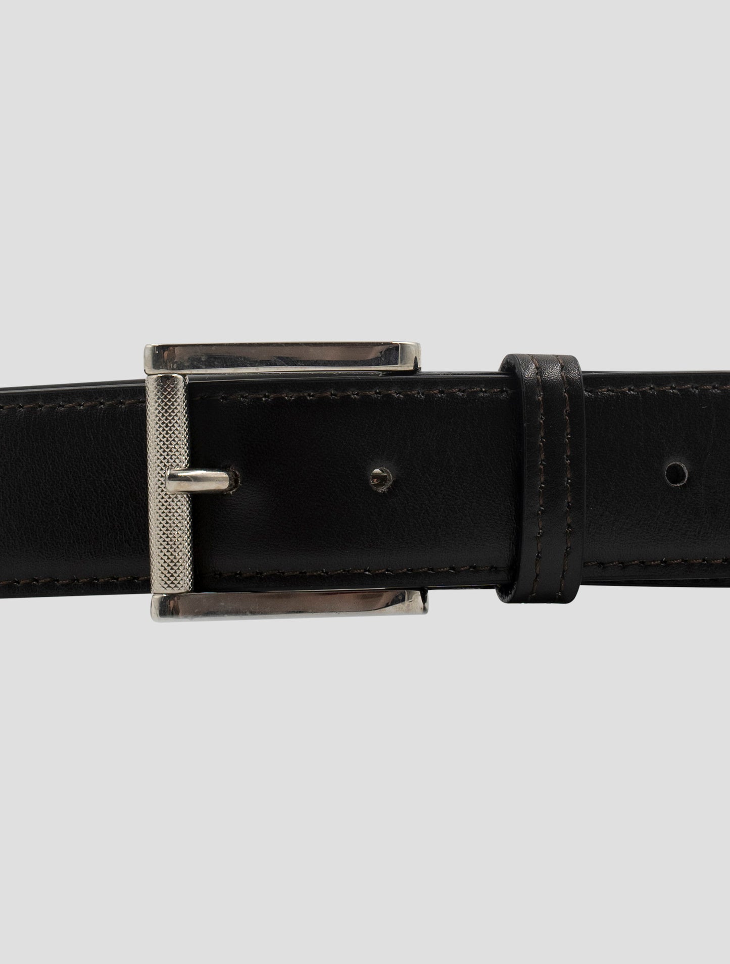 Kiton Brown Leather Belt