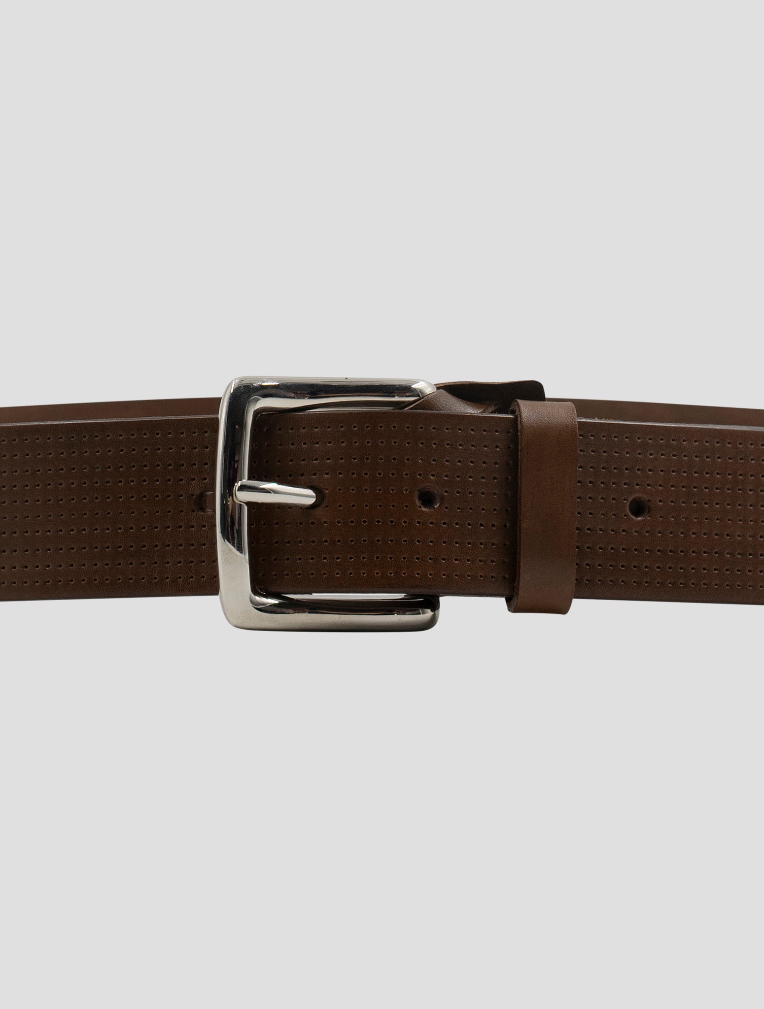 Kiton Brown Leather Belt