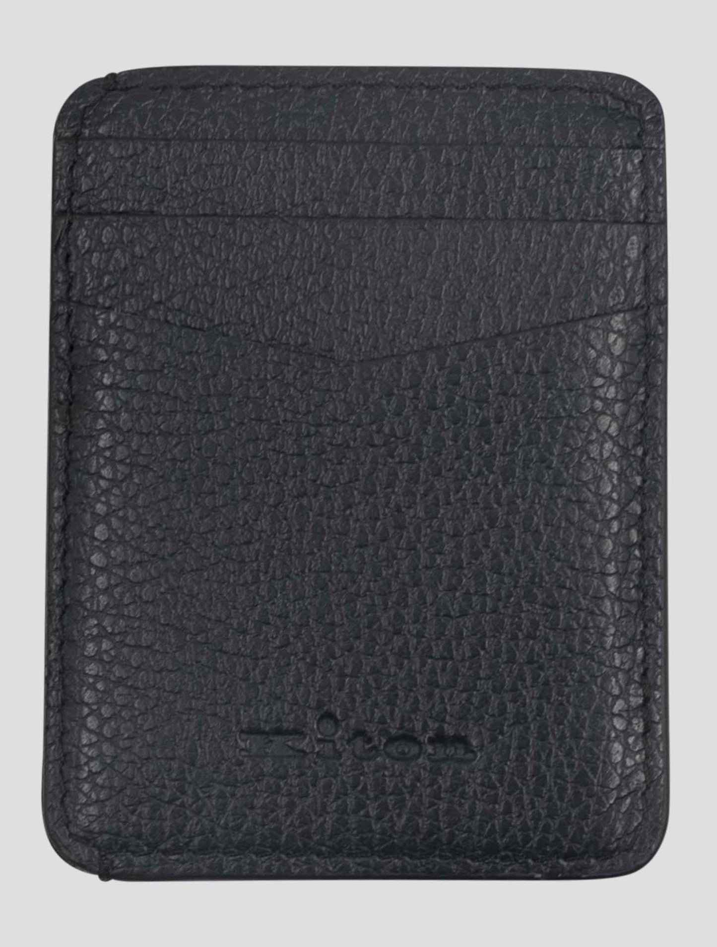 Kiton Blue Leather Wallet