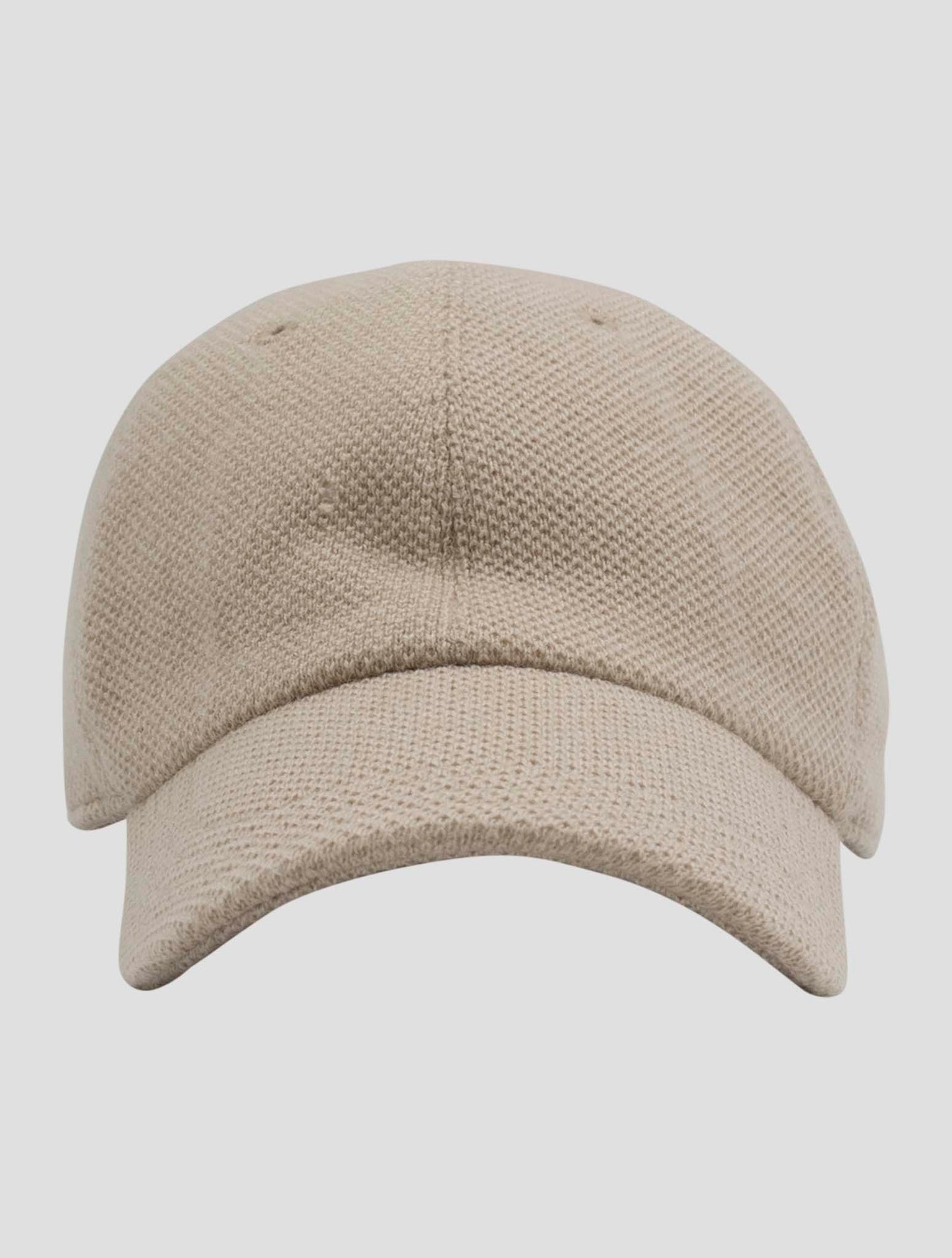 Kiton Beige Cashmere Baseball Cap