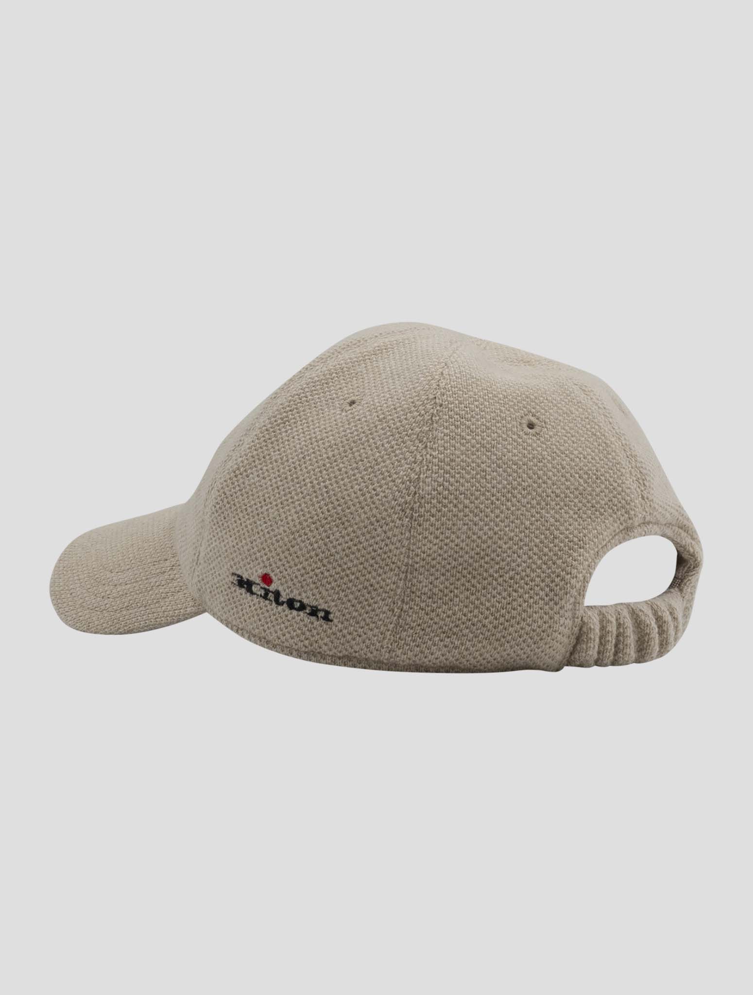 Kiton Beige Cashmere Baseball Cap