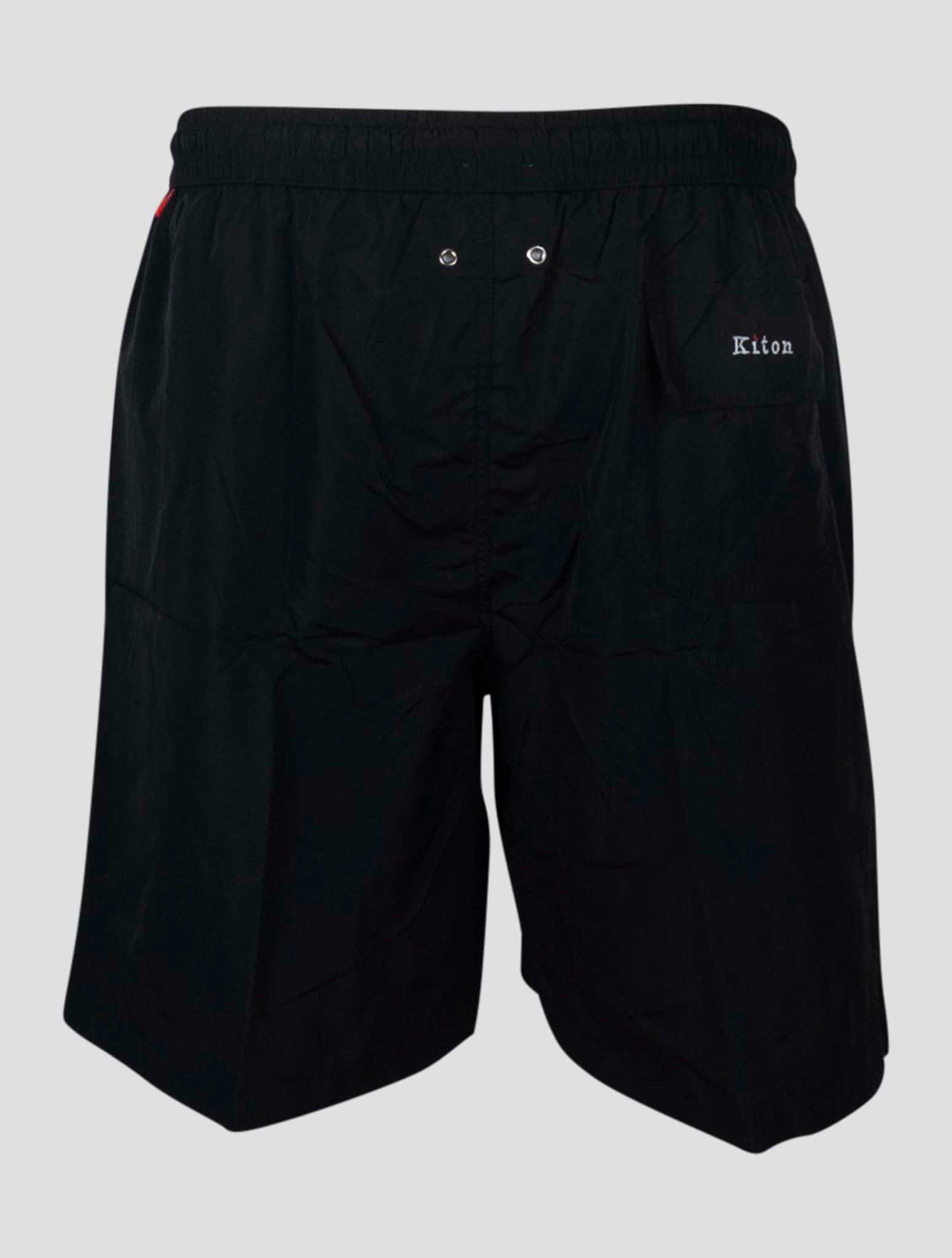 Kiton Black Pl Swim Trunks