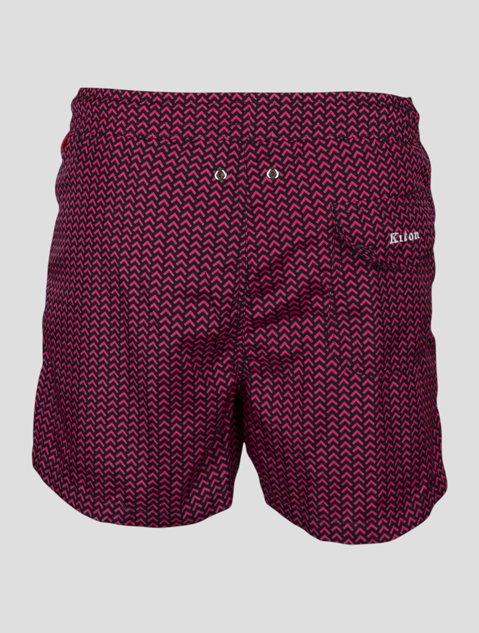 Kiton Black Violet Pl Swim Trunks