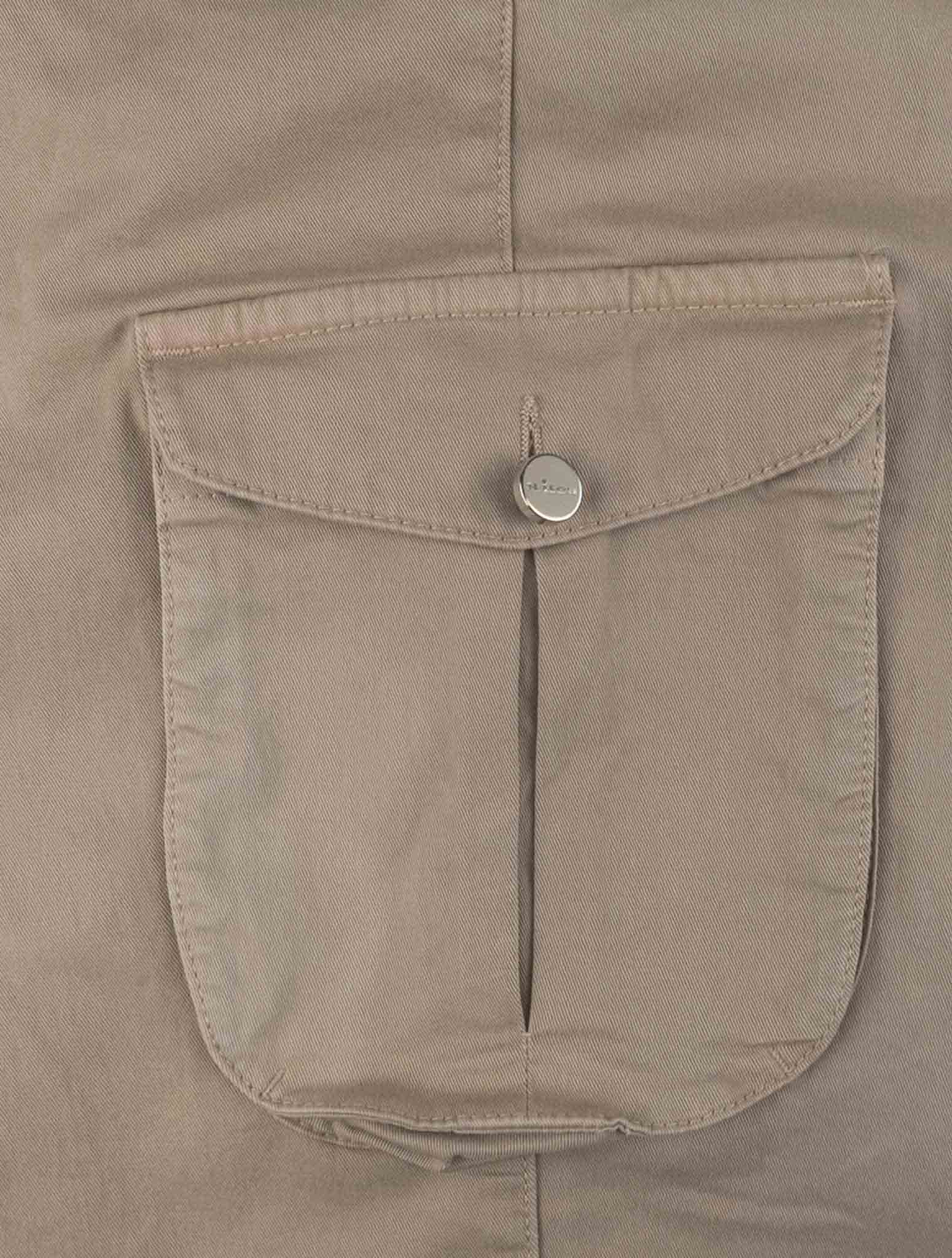 Kiton Brown Cotton Ea Cargo Pants