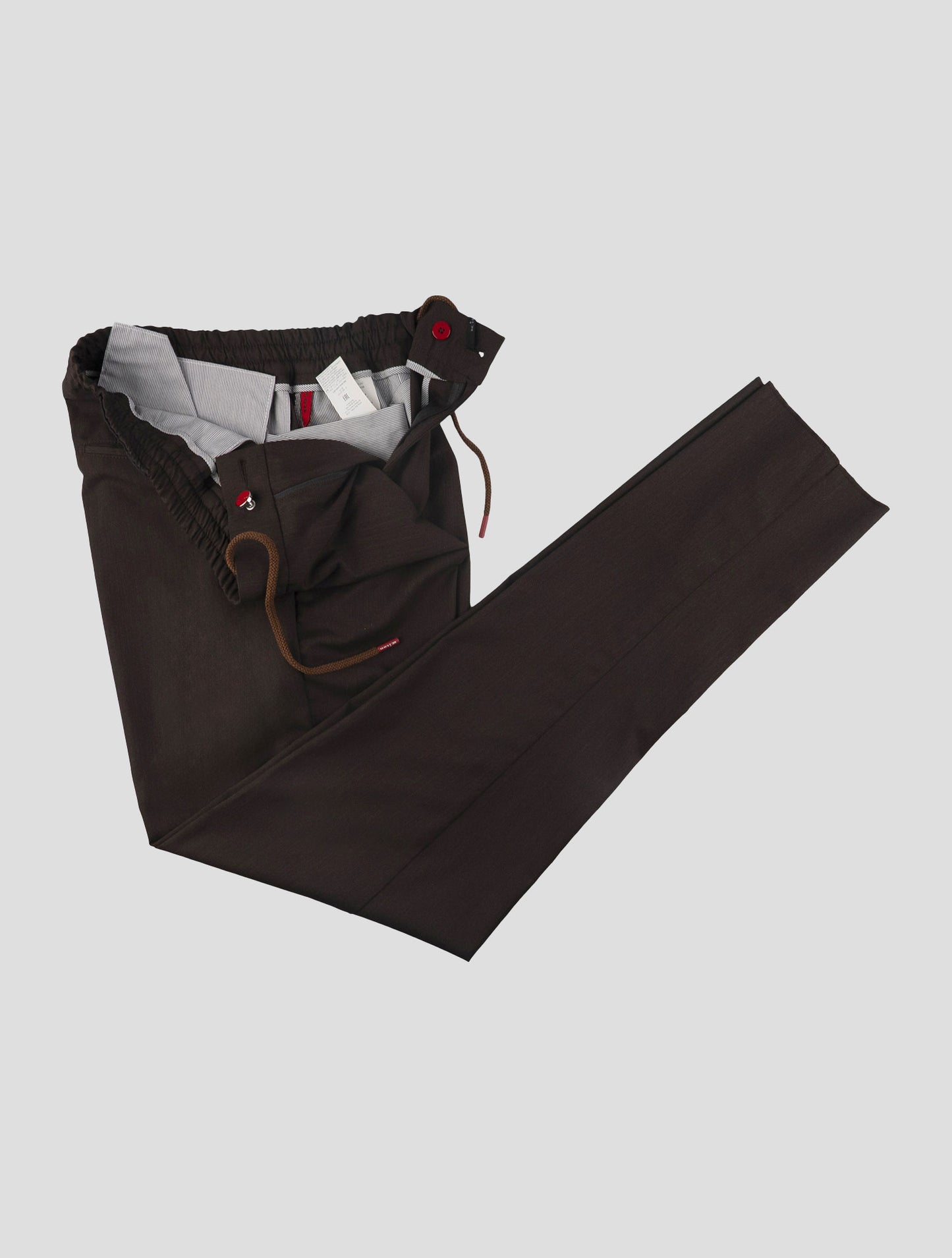 Kiton Brown Wool Pants