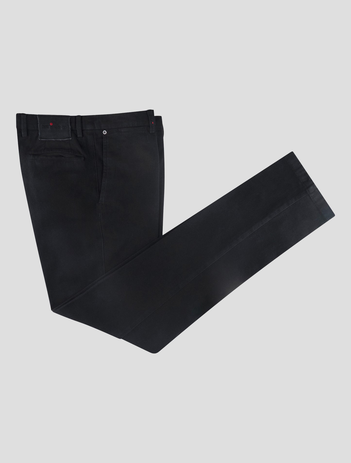 Kiton Black Cotton Ea Pants