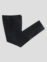 Kiton Black Cotton Ea Pants