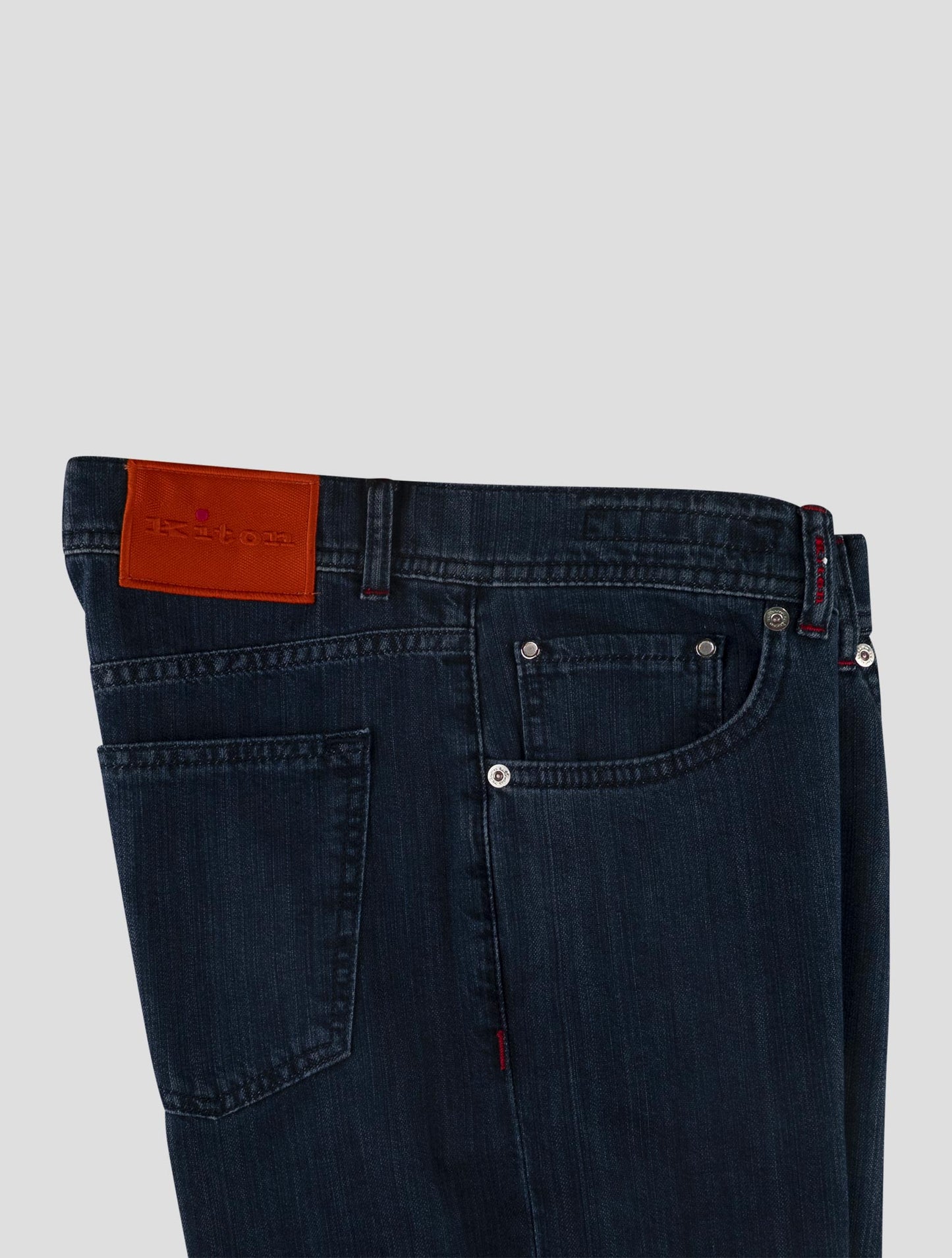 Kiton Blue Cotton Ea Jeans