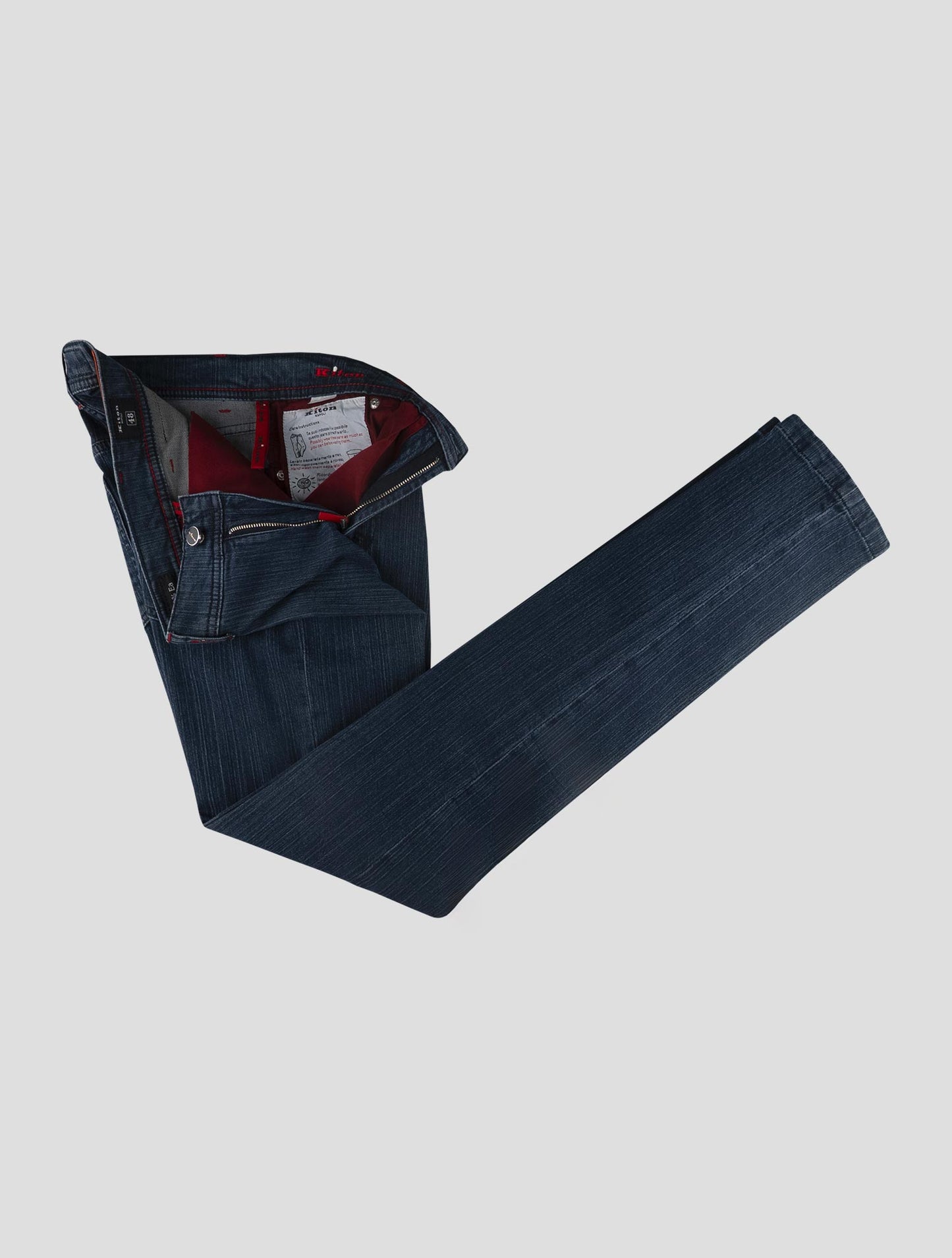 Kiton Blue Cotton Ea Jeans