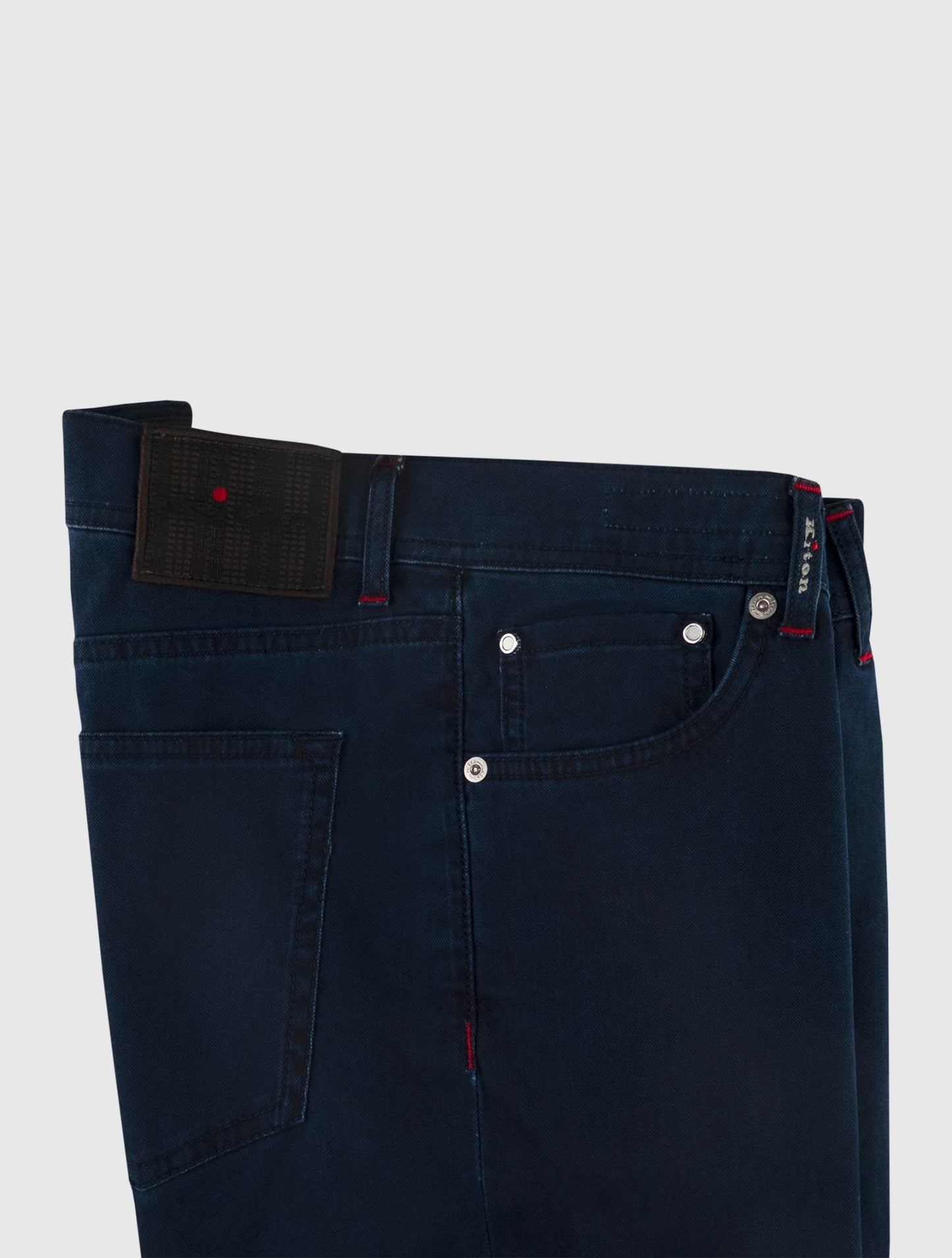 Kiton Blue Cotton Ea Jeans