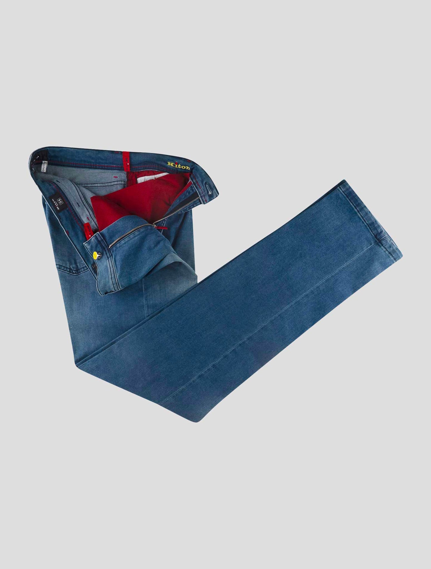 Kiton Blue Cotton Ea Jeans
