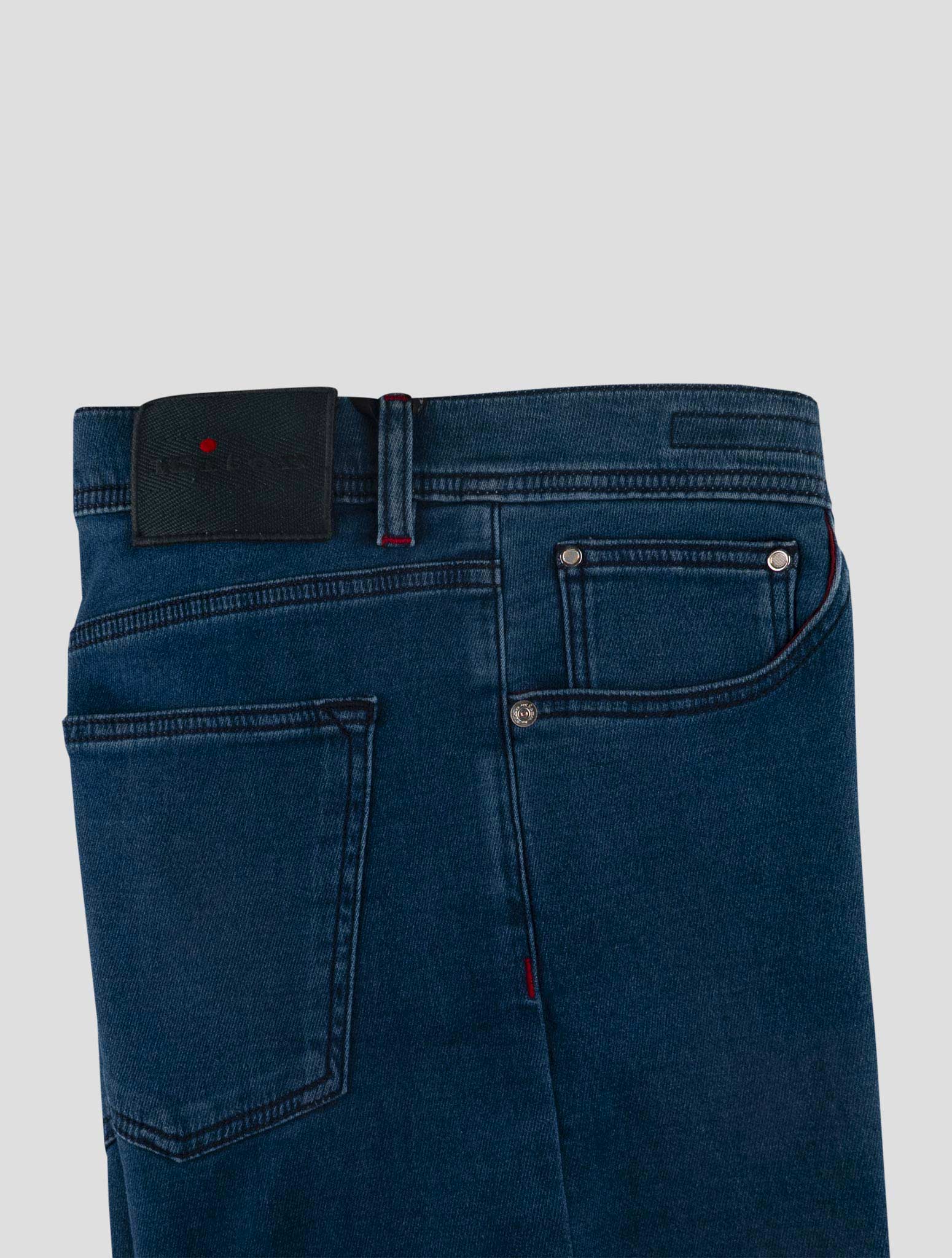 Kiton Blue Cotton Ea Jeans