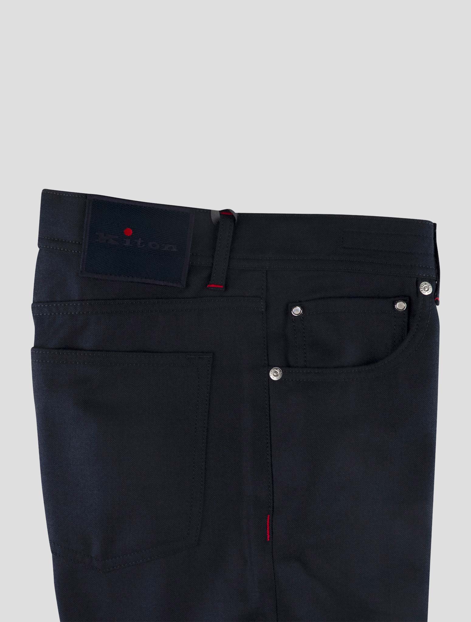 Kiton Blue 150's Pants Mod. Jeans