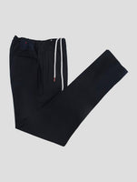 Kiton Blue Cotton Ea Pants