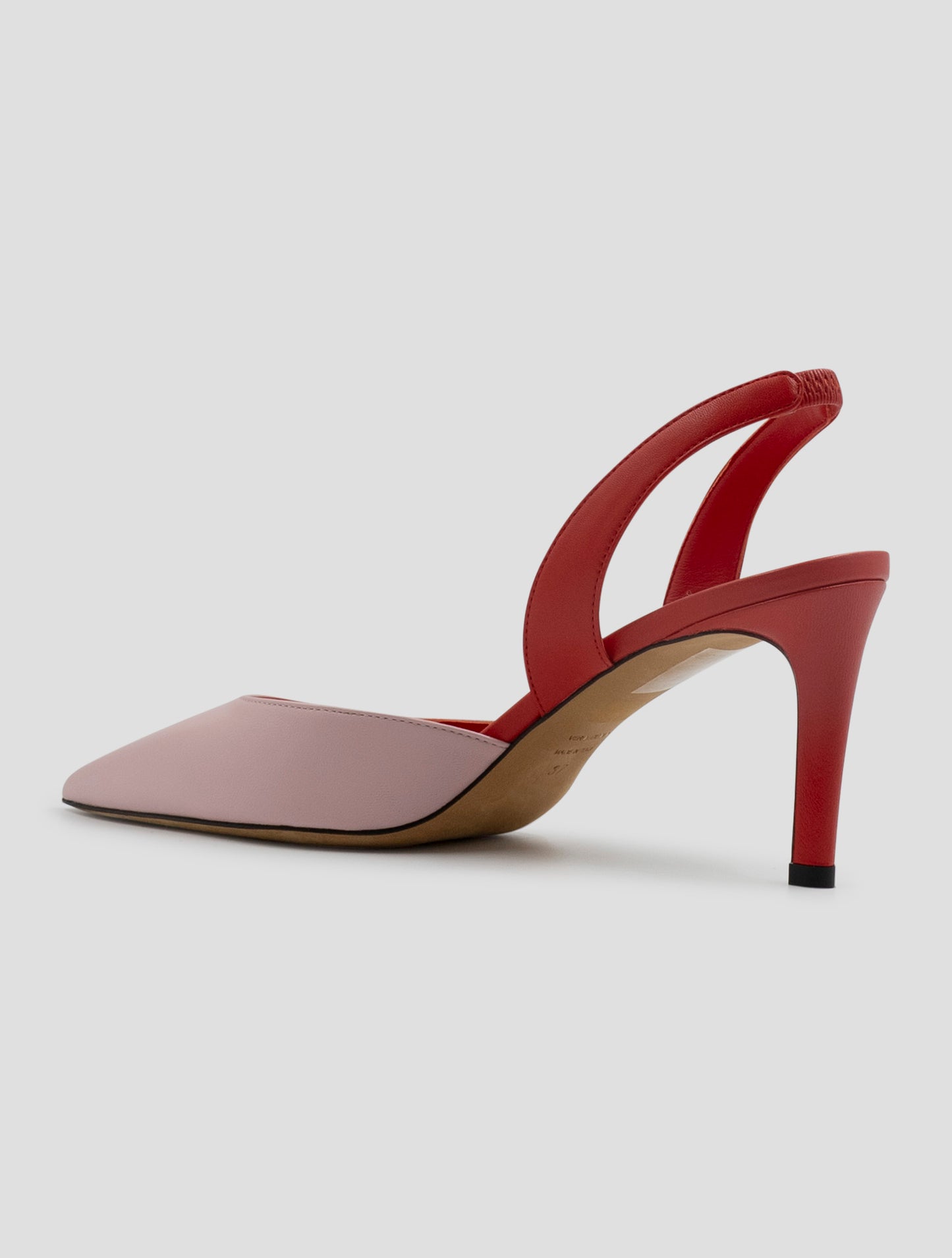 Kiton Pink Red Leather Decollete