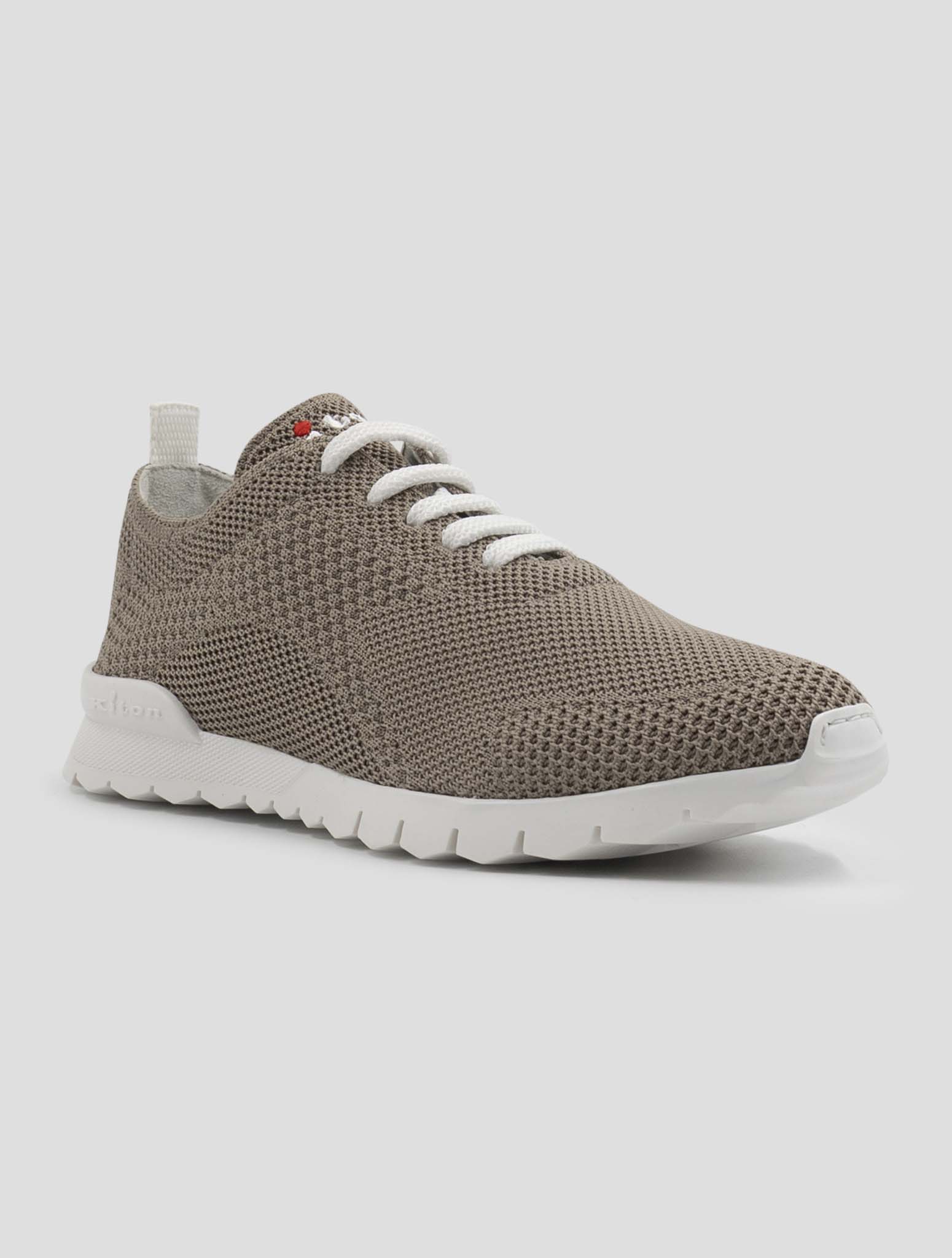Kiton Brown Cotton Ea Sneakers Women