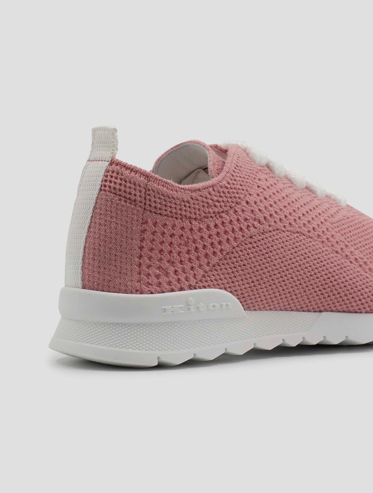 Kiton Pink Cashmere Pl Sneakers Women