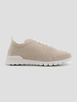 Kiton Beige Cashmere Pl Sneakers Women