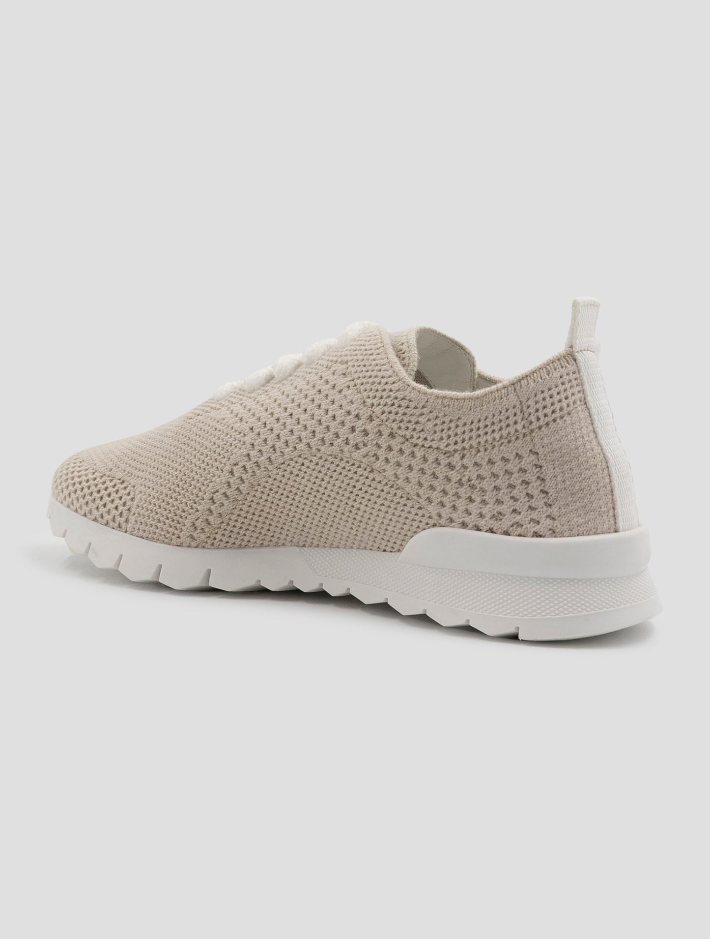 Kiton Beige Cashmere Pl Sneakers Women