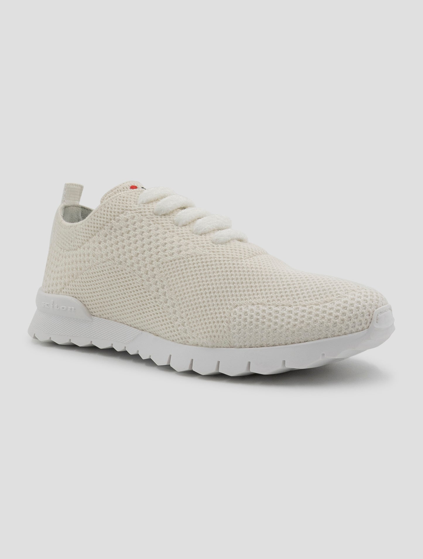 Kiton White Cashmere Pl Sneakers Women
