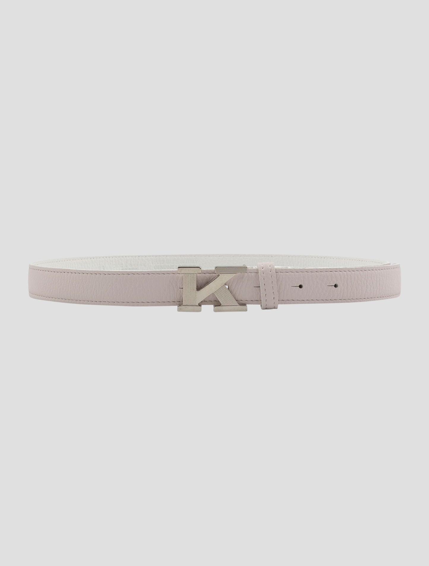 Kiton Pink Leather Deer Belt Women