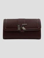 Kiton Burgundy Leather Bag Women