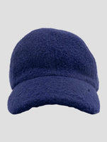 Kiton Blue Wool Baseball Cap Women