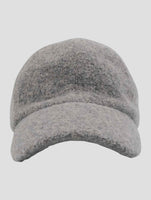 Kiton Gray Wool Baseball Cap Women