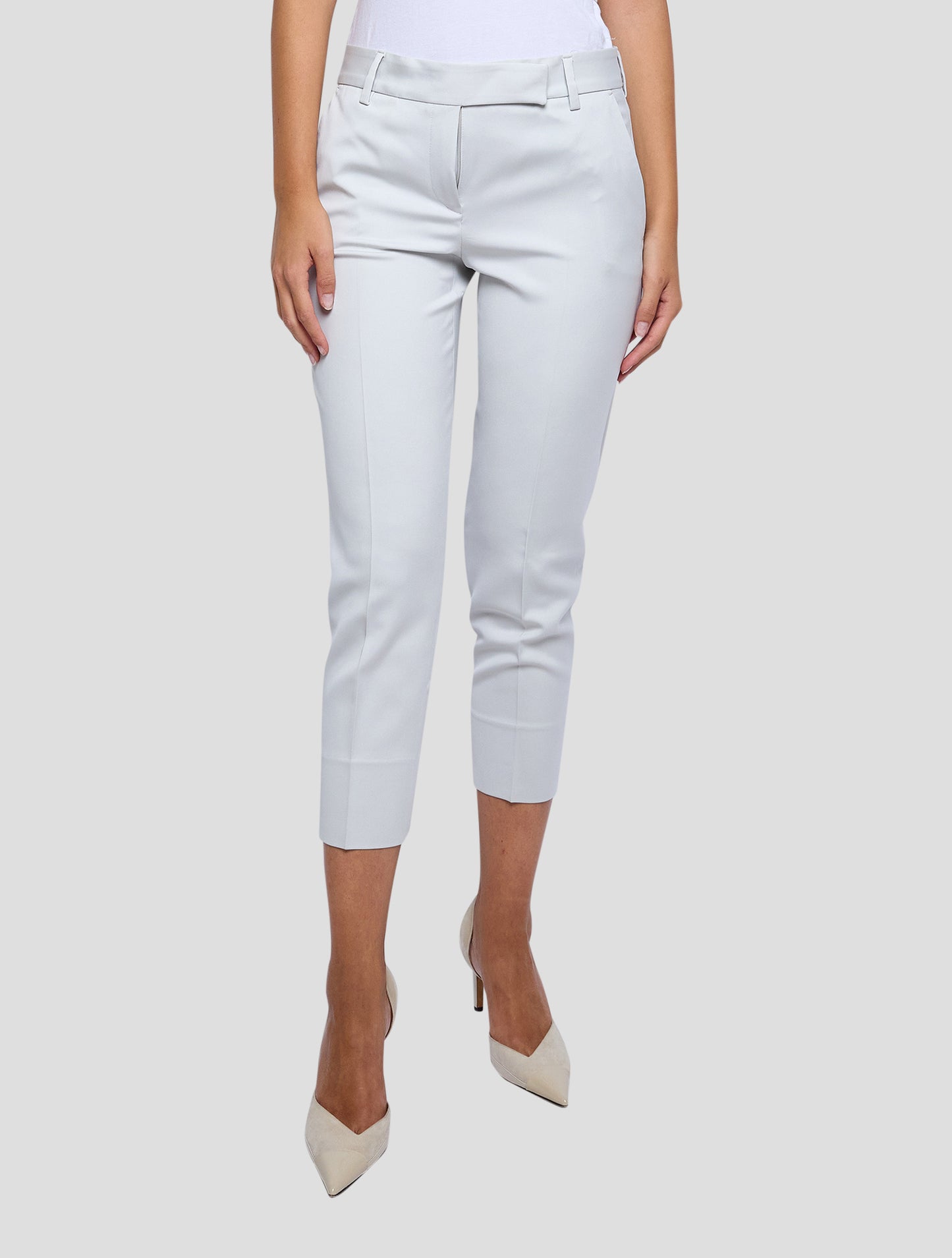 Kiton Gray Viscose Ea Pants Women