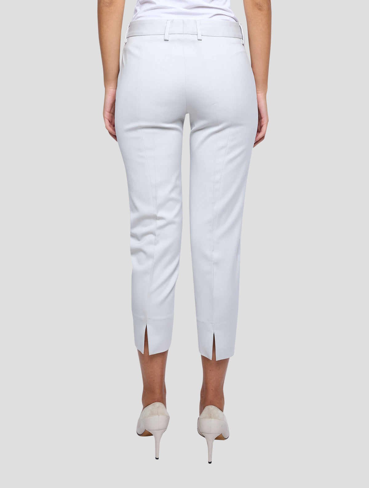 Kiton Gray Viscose Ea Pants Women