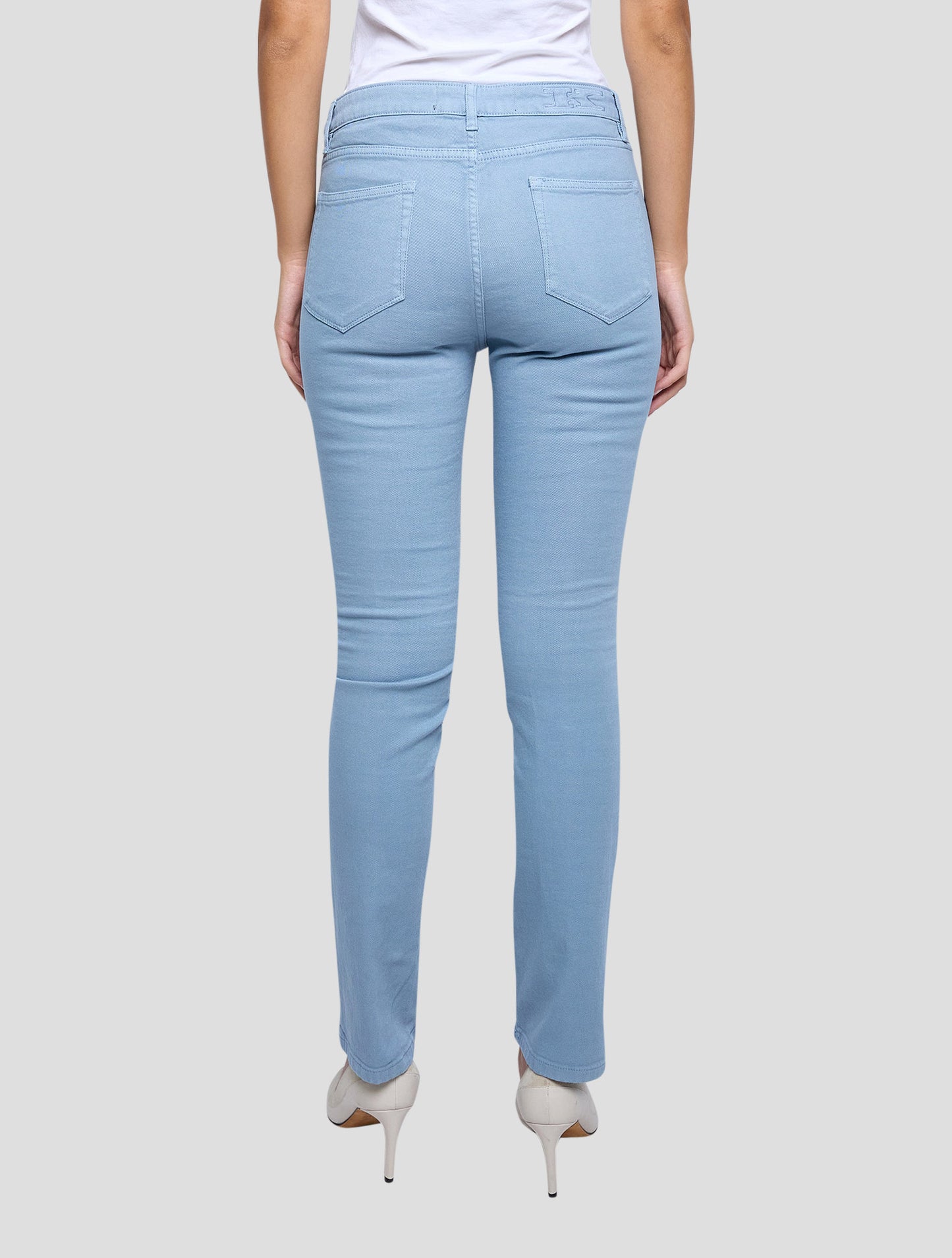 Kiton Light Blue Cotton Ea Jeans Women