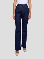 Kiton Blue Cotton Cashmere Ea Jeans Women