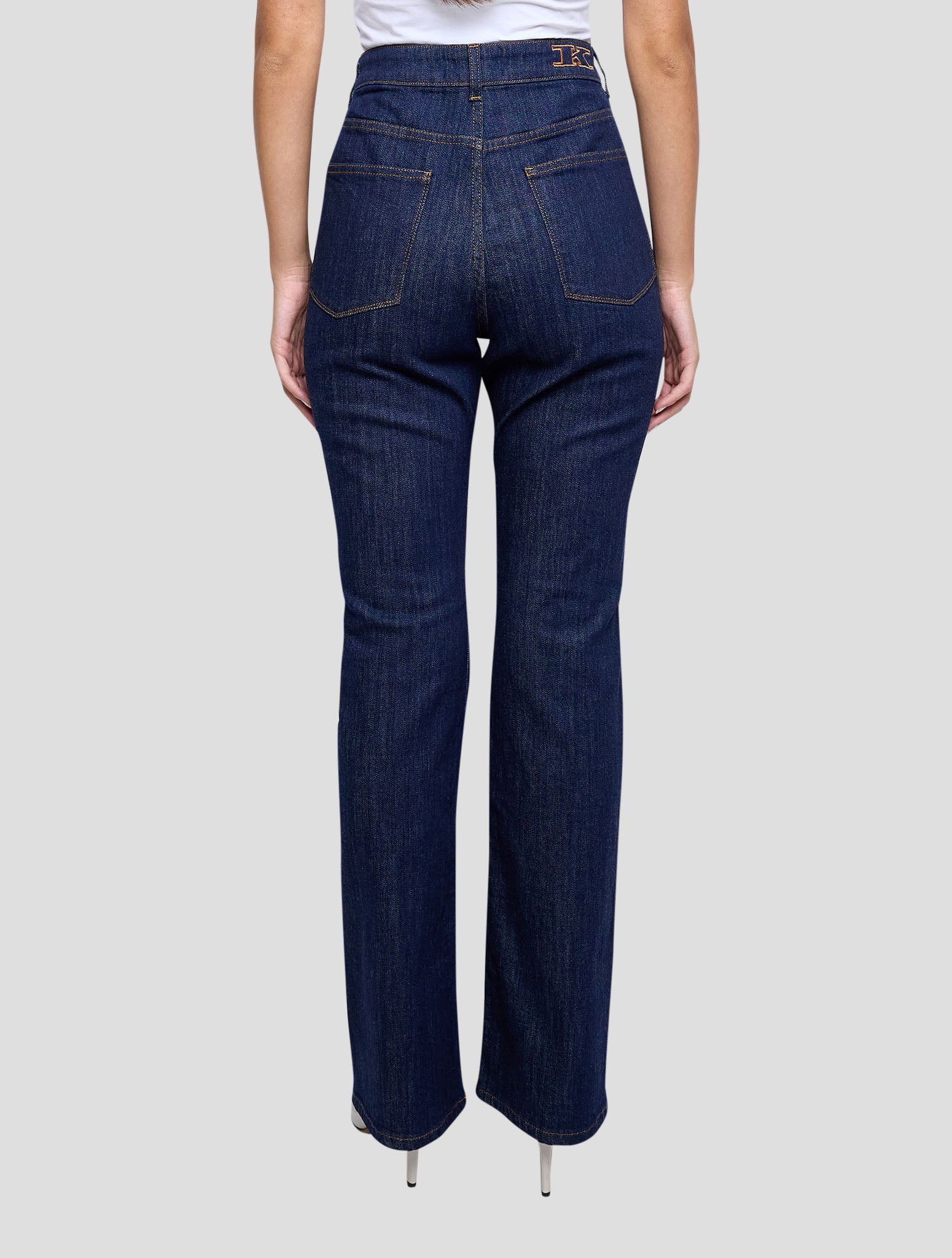 Kiton Blue Cotton Cashmere Ea Jeans Women