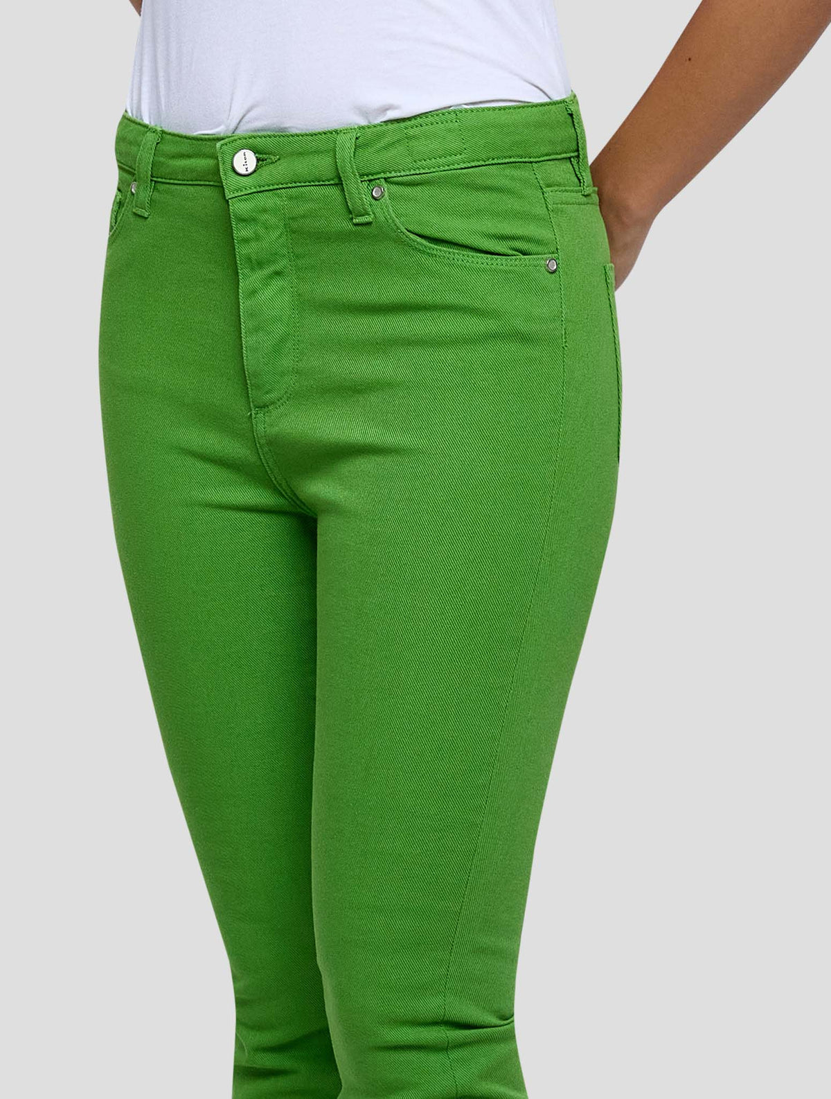 Kiton Green Cotton Ea Jeans Women