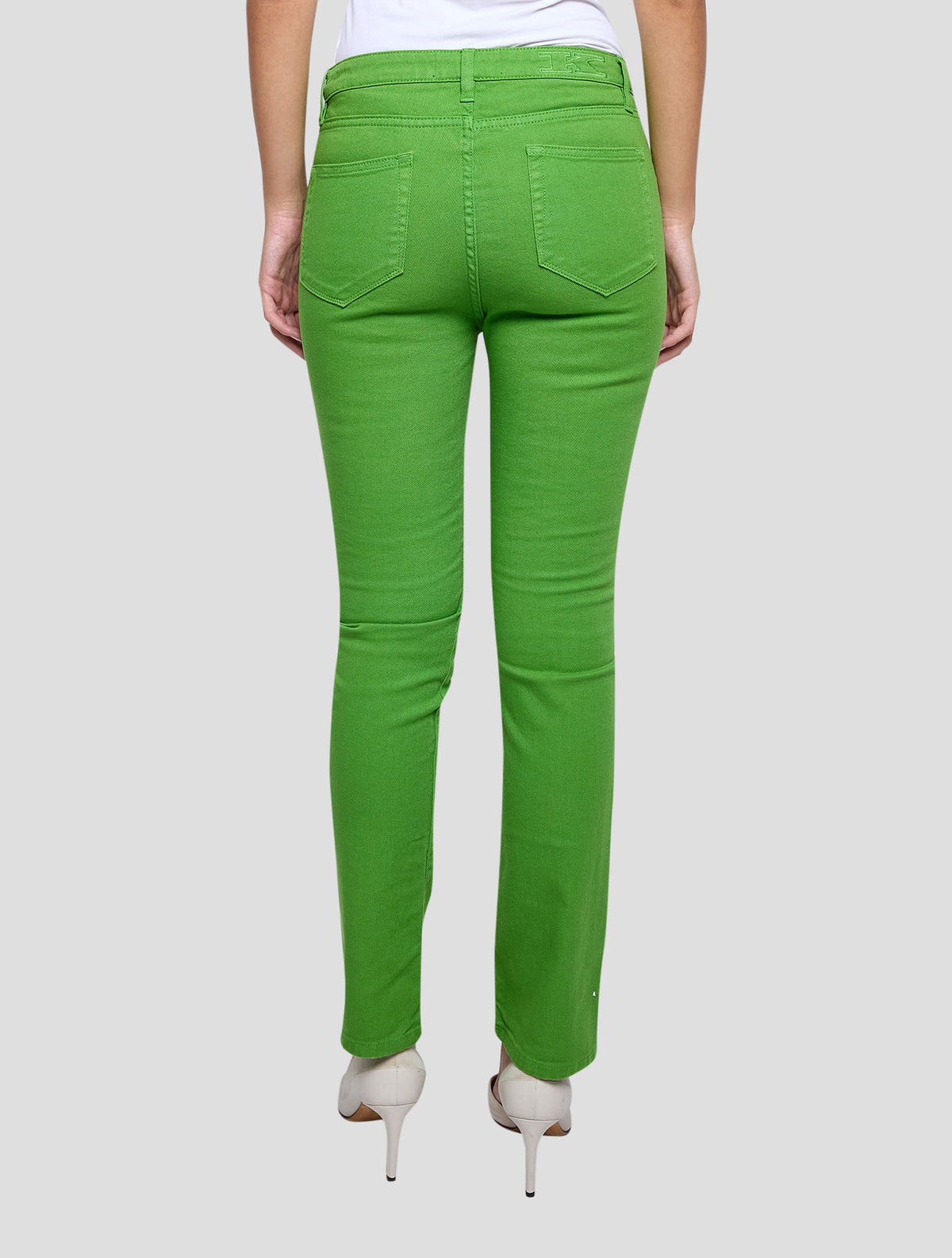 Kiton Green Cotton Ea Jeans Women