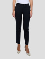 Kiton Black Wool Mohair Ea Pants Women