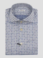Kiton Light Blue Cotton Shirt Nerano