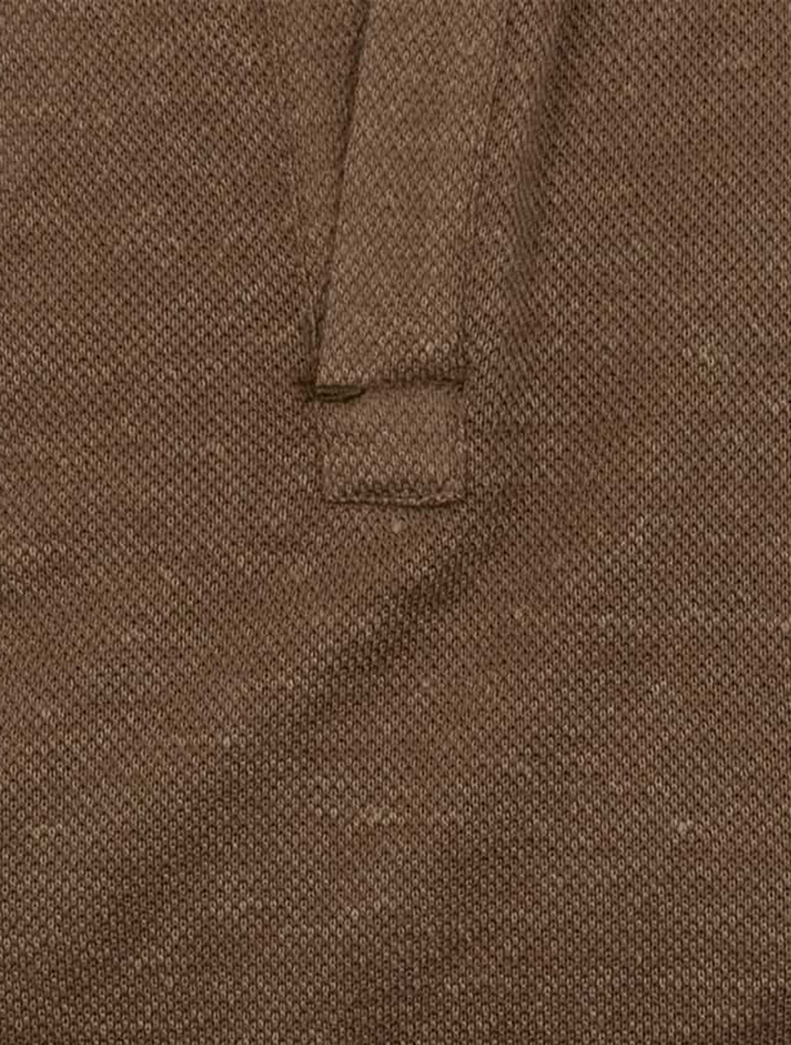 Kiton Brown Linen Cotton Korean Shirt