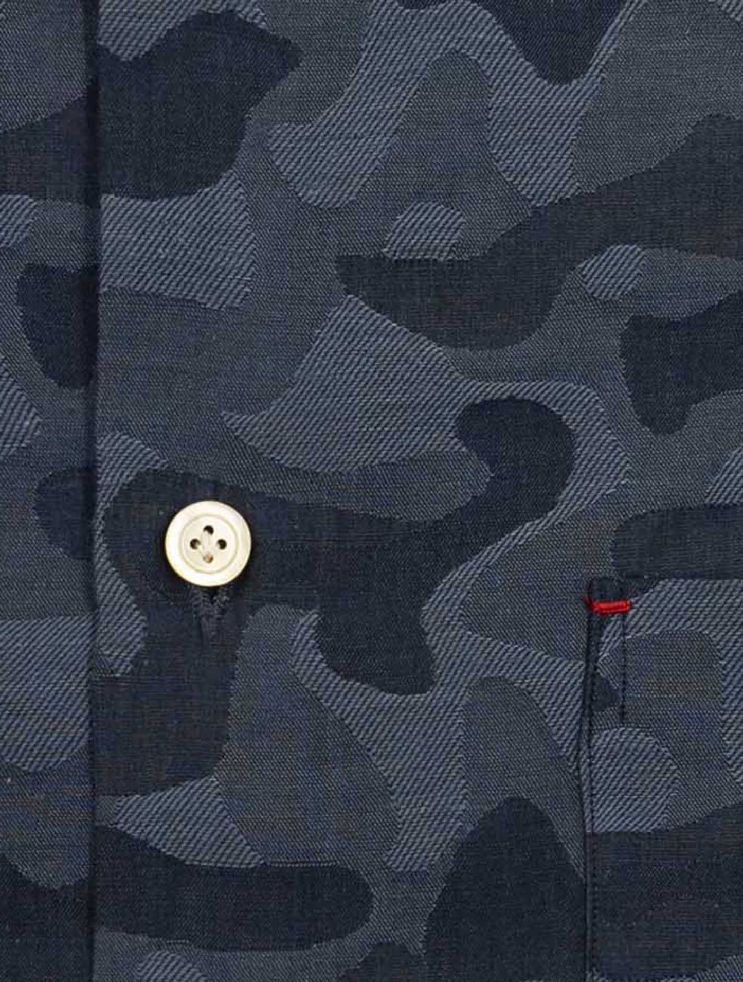 Kiton Blue Cotton Linen Shirt Nerano