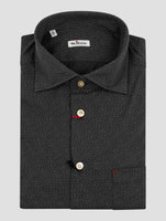Kiton Dark Gray Cotton Shirt Nerano