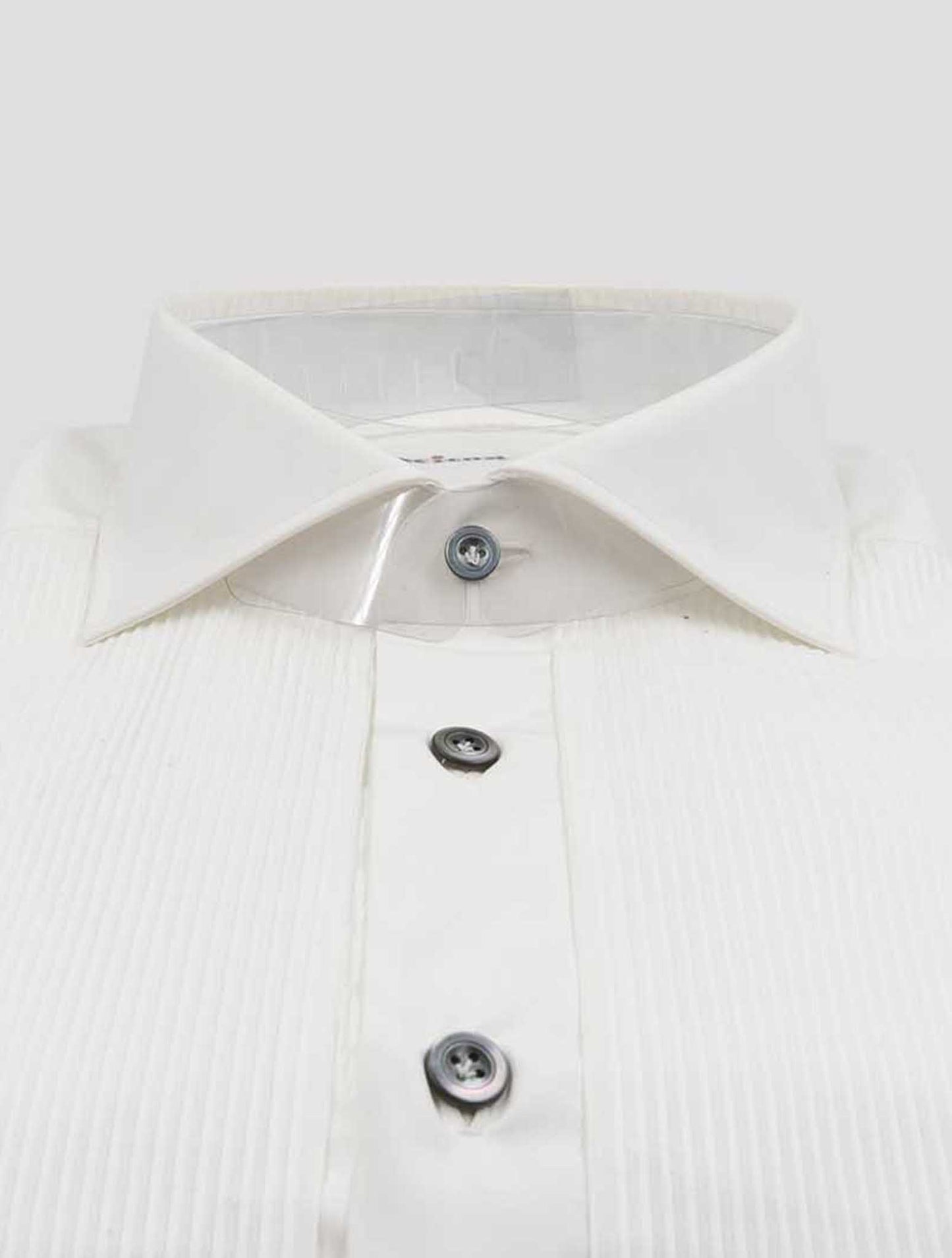 Kiton White Cotton Shirt