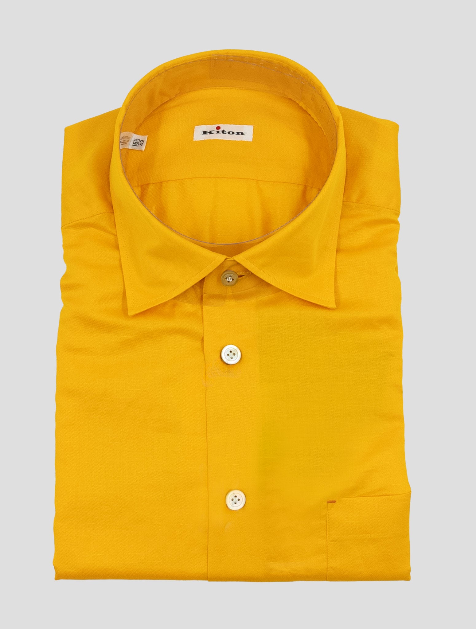 Kiton Pink Cotton Shirt Nerano