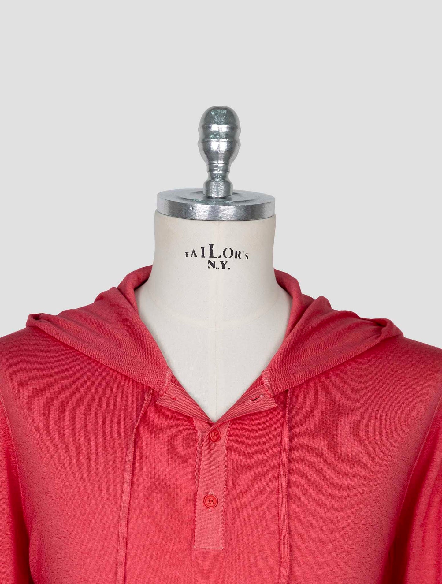 Kiton Pink Cashmere Silk Sweater Hoodie