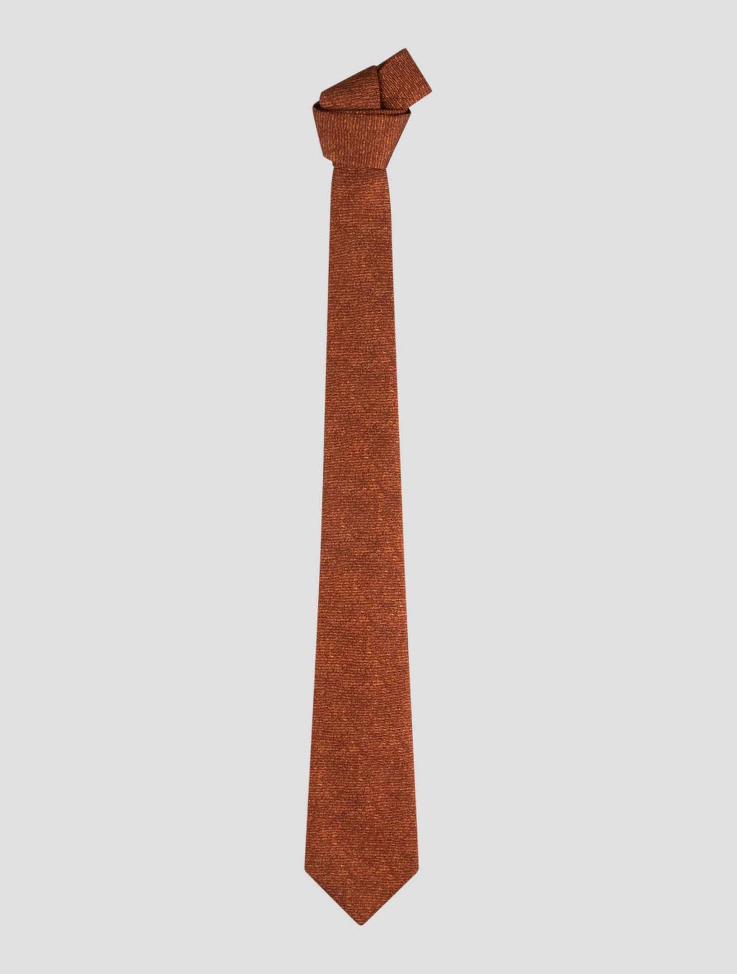 Kiton Brown Silk Tie