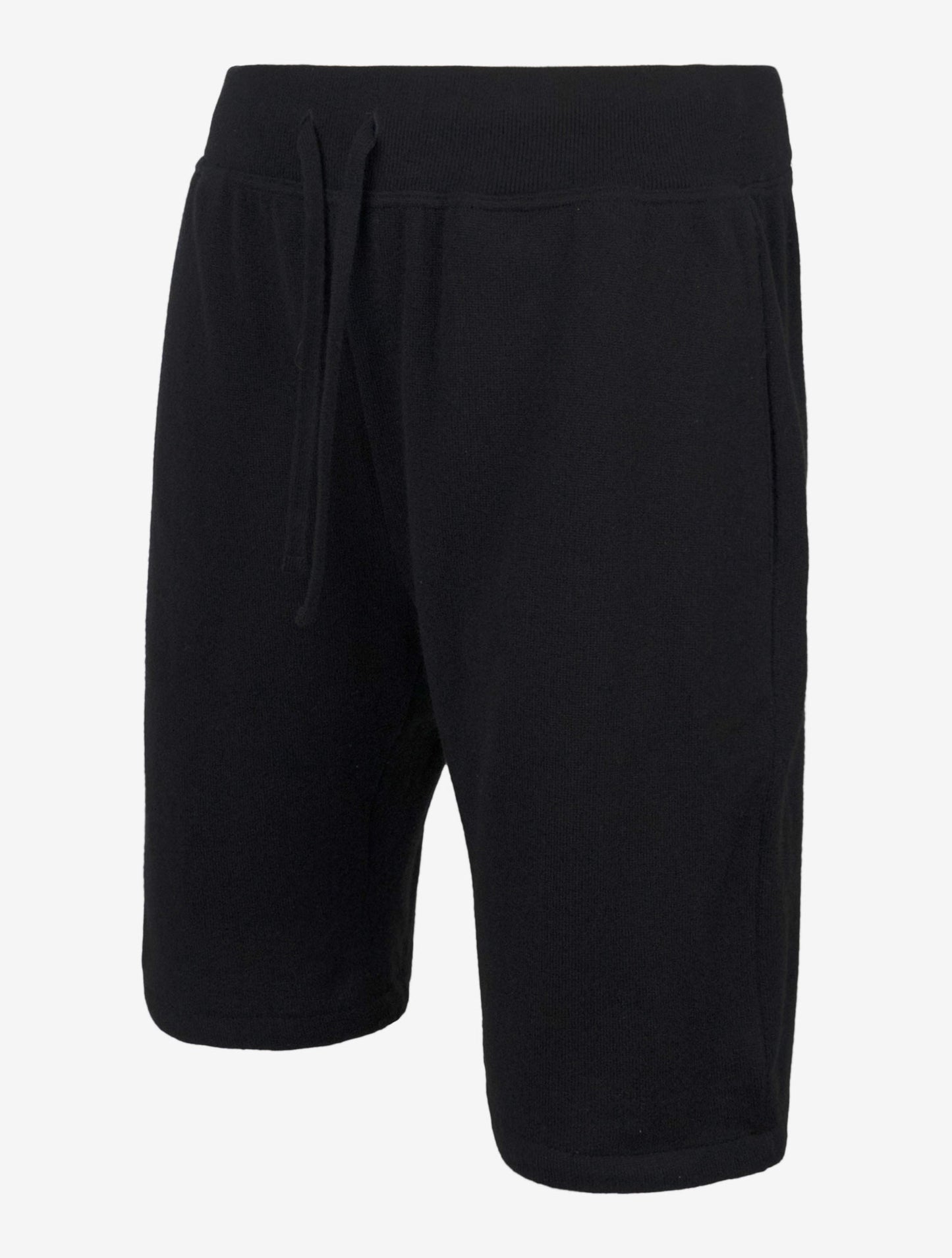 Kiton Black Cashmere Short Pants