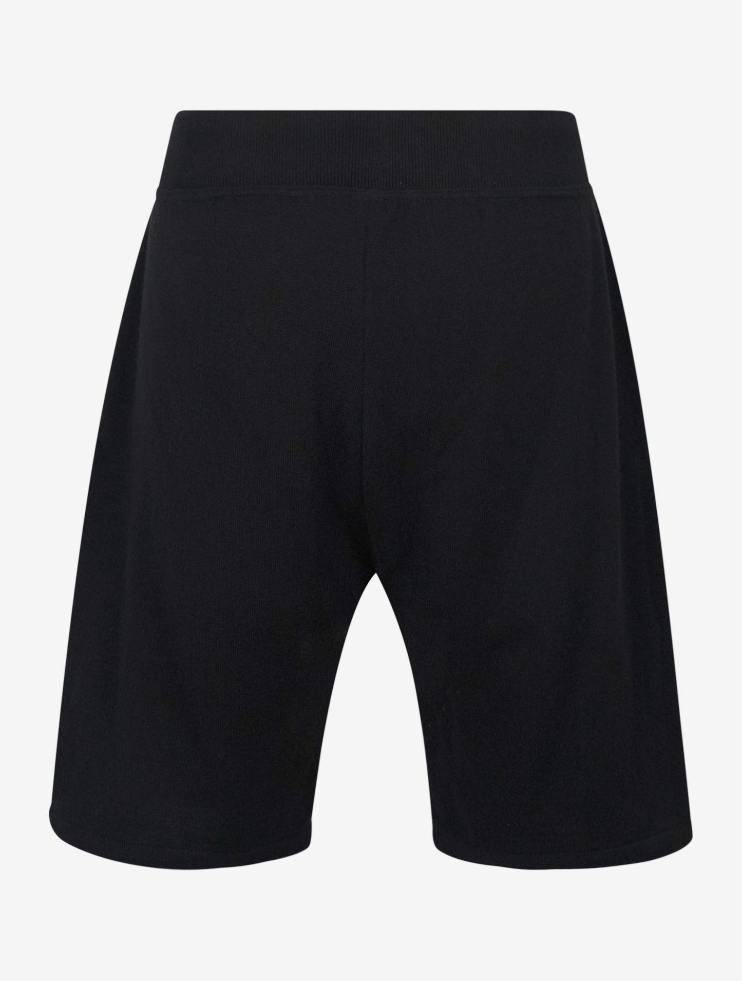 Kiton Black Cashmere Short Pants