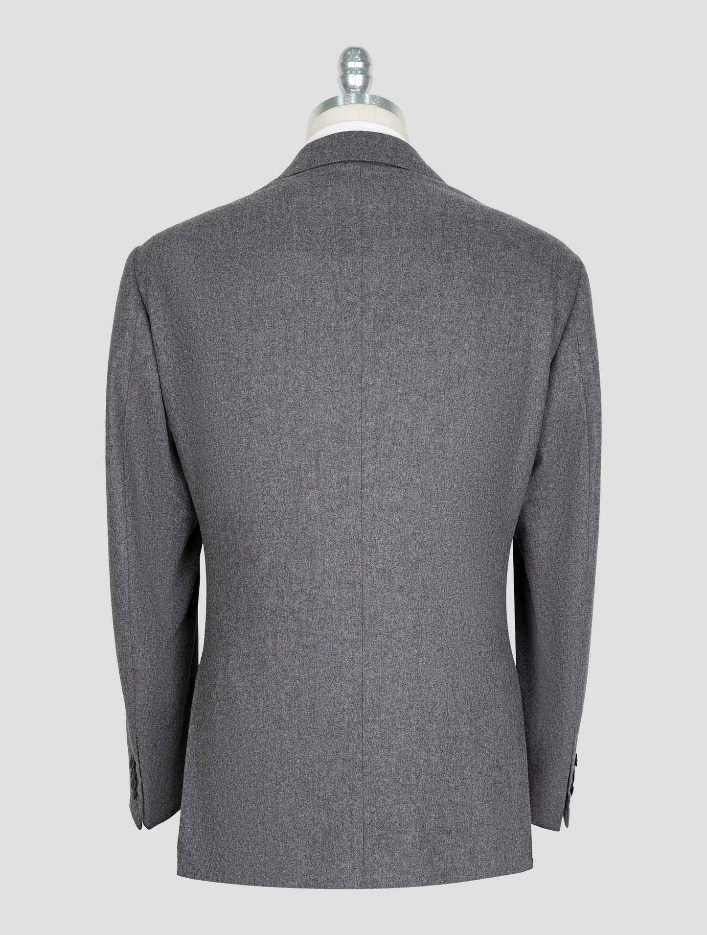 Kiton Knt Dark Gray Wool Blazer
