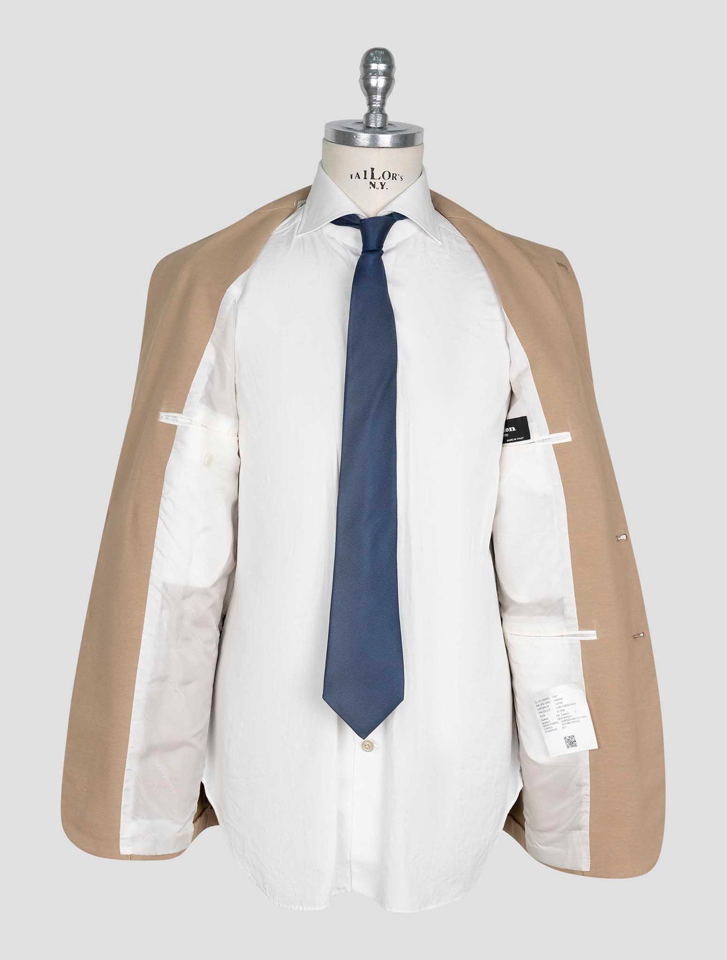 Kiton Brown Cotton Ea Blazer