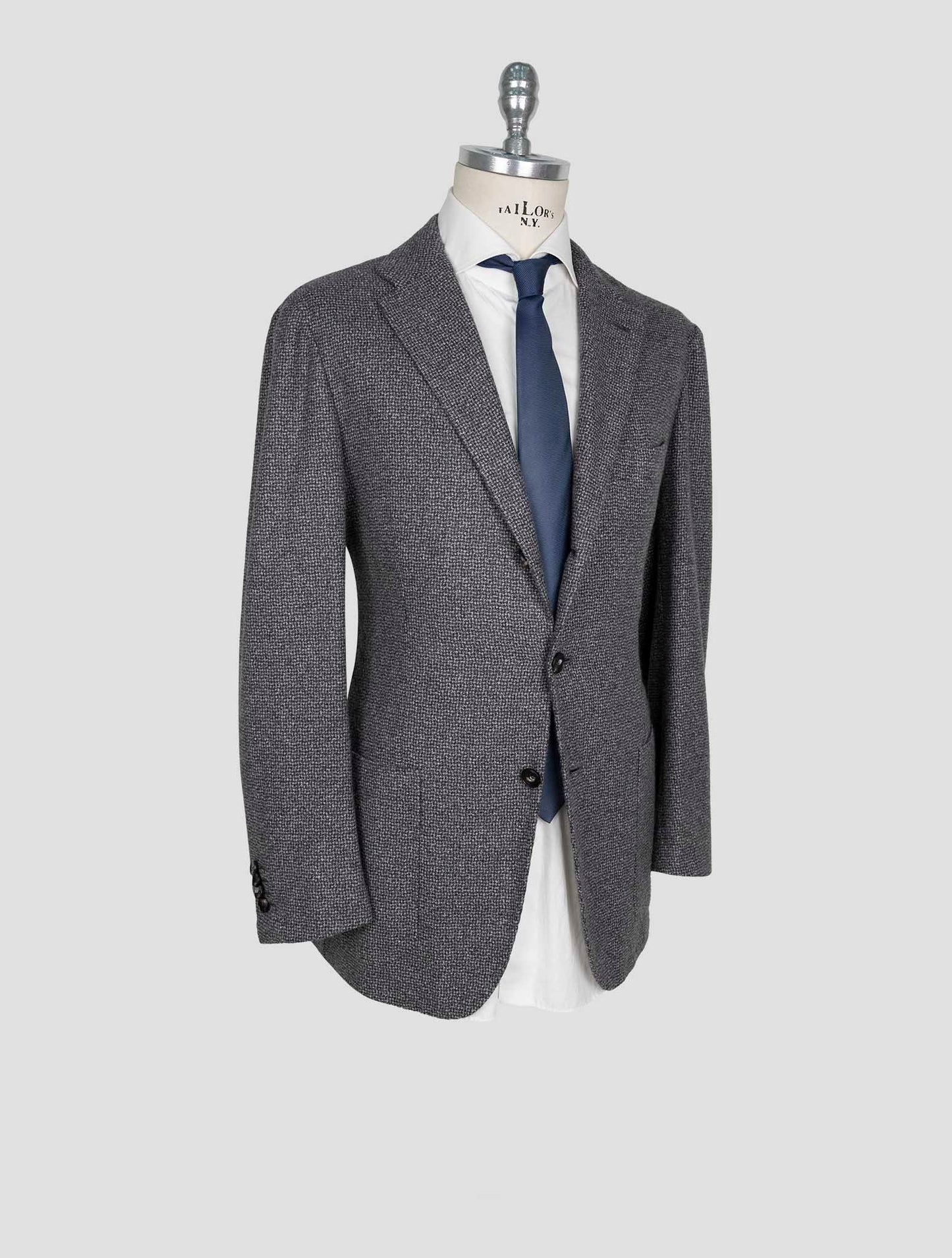 Kiton Dark Gray Cashmere Blazer